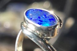 925 Silver Bypass Ring (Opal not included) add an Opal to your cart